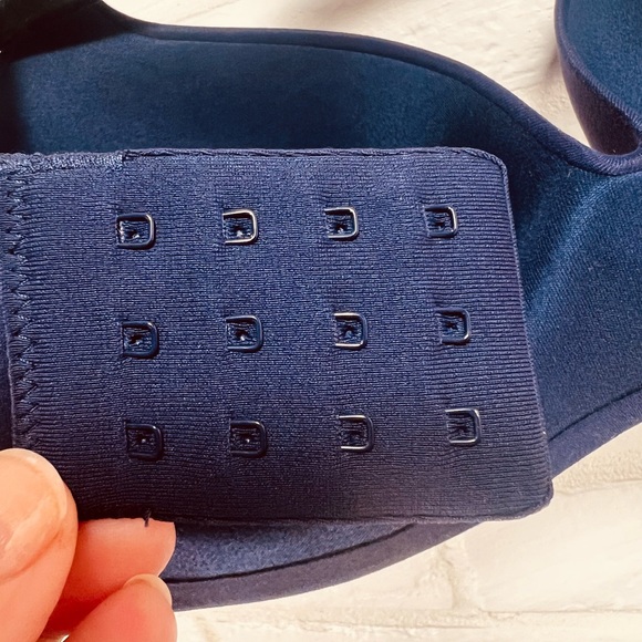 NWT Soma Enbliss Push-up Padded Underwire Demi Bra 34 DD Navy Blue #0281 - Picture 6 of 10